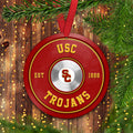 USC Trojans Fitness Circle Aluminium Ornament 2 Side Trending New Arrivals H52883 ETUG311023
