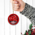 Utah Utes Circle Aluminium Custom Ornament 2 Side Trending New Arrivals H52912 ETUG311023