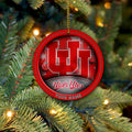 Utah Utes Circle Aluminium Custom Ornament 2 Side Trending New Arrivals H52912 ETUG311023