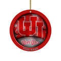 Utah Utes Circle Aluminium Custom Ornament 2 Side Trending New Arrivals H52912 ETUG311023