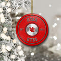 Utah Utes Fitness Circle Aluminium Ornament 2 Side Trending New Arrivals H52883 ETUG311023