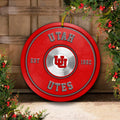 Utah Utes Fitness Circle Aluminium Ornament 2 Side Trending New Arrivals H52883 ETUG311023