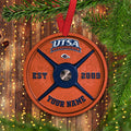 UTSA Roadrunners Fitness Circle Aluminium Custom Ornament 2 Side Trending New Arrivals H52884 ETUG311023