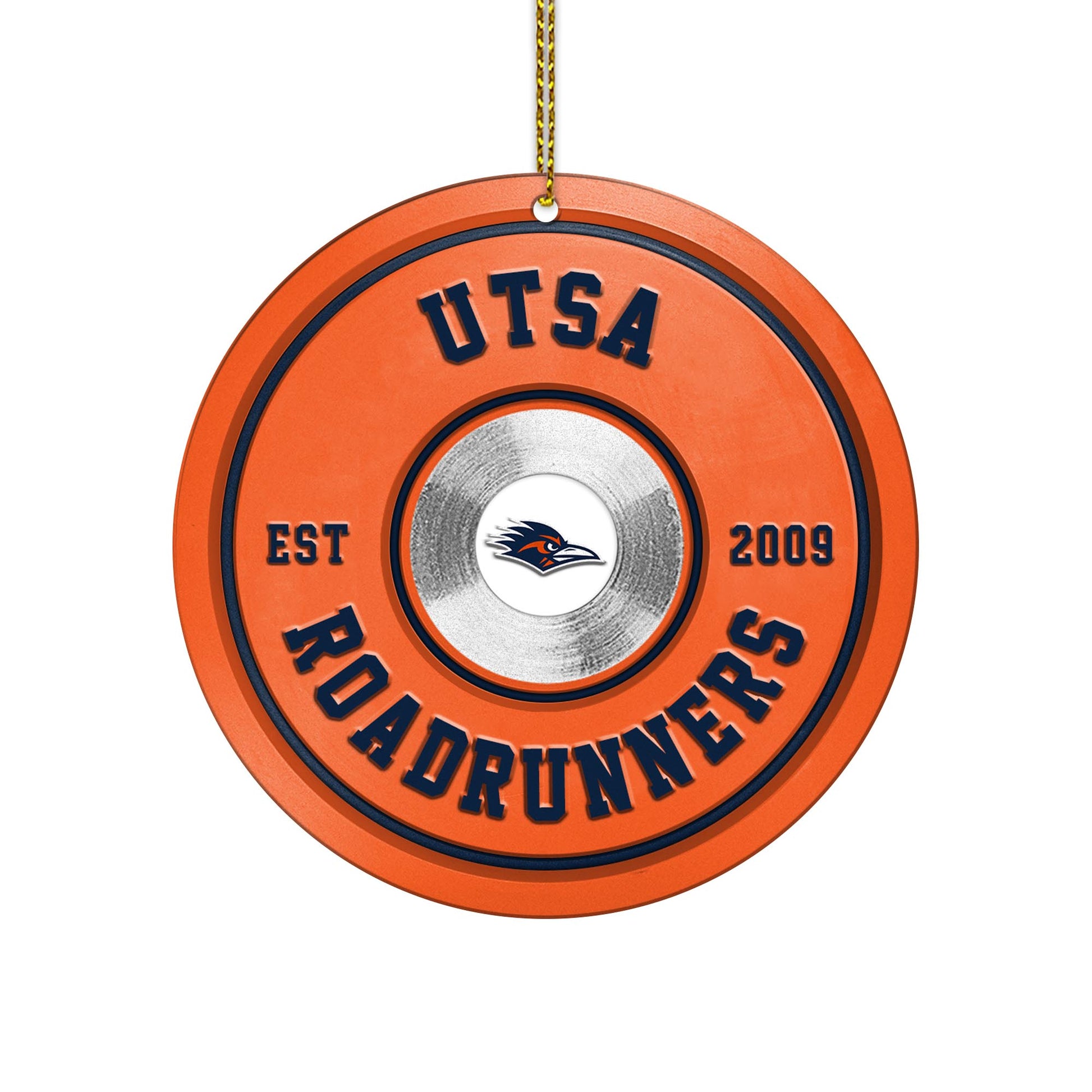 UTSA Roadrunners Fitness Circle Aluminium Ornament 2 Side Trending New Arrivals H52883 ETUG311023
