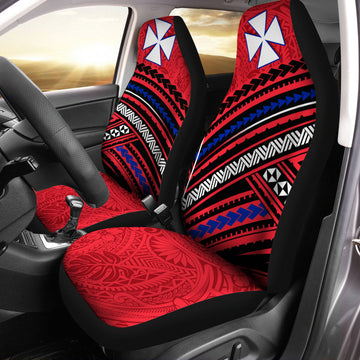 Wallis and Futuna Car Seat Covers Creative Polynesian