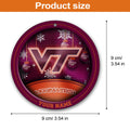 Virginia Tech Hokies Circle Aluminium Custom Ornament 2 Side Trending New Arrivals H52912 ETUG311023