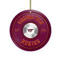Virginia Tech Hokies Fitness Circle Aluminium Ornament 2 Side Trending New Arrivals H52883 ETUG311023