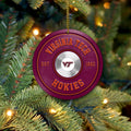 Virginia Tech Hokies Fitness Circle Aluminium Ornament 2 Side Trending New Arrivals H52883 ETUG311023