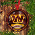 Washington Commanders Circle Aluminium Custom Ornament 2 Side Trending New Arrivals H52912 ETUG311023