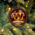 Washington Commanders Circle Aluminium Custom Ornament 2 Side Trending New Arrivals H52912 ETUG311023