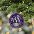 Washington Huskies Circle Aluminium Custom Ornament 2 Side Trending New Arrivals H52912 ETUG311023