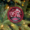 Washington State Cougars Circle Aluminium Custom Ornament 2 Side Trending New Arrivals H52912 ETUG311023