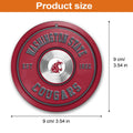Washington State Cougars Fitness Circle Aluminium Ornament 2 Side Trending New Arrivals H52883 ETUG311023