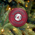 Washington State Cougars Fitness Circle Aluminium Ornament 2 Side Trending New Arrivals H52883 ETUG311023