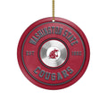 Washington State Cougars Fitness Circle Aluminium Ornament 2 Side Trending New Arrivals H52883 ETUG311023