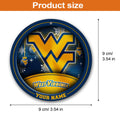 West Virginia Mountaineers Circle Aluminium Custom Ornament 2 Side Trending New Arrivals H52912 ETUG311023