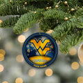 West Virginia Mountaineers Circle Aluminium Custom Ornament 2 Side Trending New Arrivals H52912 ETUG311023