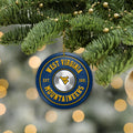 West Virginia Mountaineers Fitness Circle Aluminium Ornament 2 Side Trending New Arrivals H52883 ETUG311023