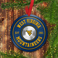 West Virginia Mountaineers Fitness Circle Aluminium Ornament 2 Side Trending New Arrivals H52883 ETUG311023