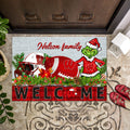 Wisconsin Badgers Football Team Doormat Personalized Your Family Name, Sport And Grinch Doormat, Football Lovers Gifts, Home Decorations ETHY-53152
