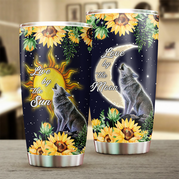 Wolf Tumbler, Gift for Wolf Lovers 20 OZ Car Mug