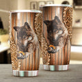 Wolf Tumbler, Gift for Wolf Lovers 20 OZ car mug cup