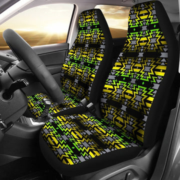 Yellow Aztec Native American Universal Fit Car Seat Covers