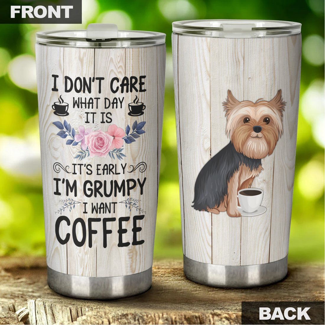 Yorkshire Tumbler, Gift for Coffee Lovers, Gift for Yorkshire Lovers 20 OZ Car Mug Cup