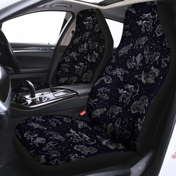 Zodiac Constellation Pattern Print Universal Fit Car Seat Covers